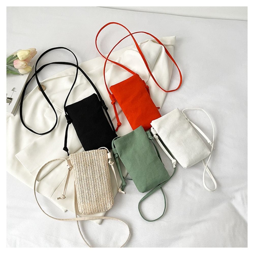 Shopper Tote Canvas - Multifunctional Canvas Mobile Phone Bag Hanging
