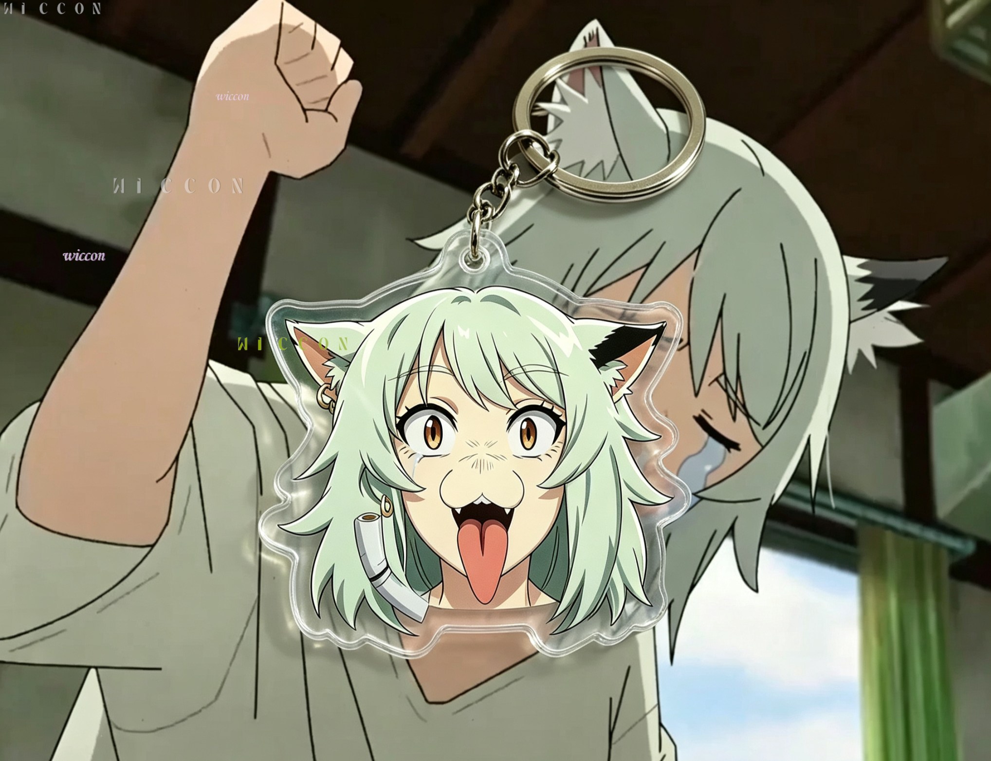 Chainsmoker Cat Keychain Yanik - огляд і ціна Women'S Japanese Bags