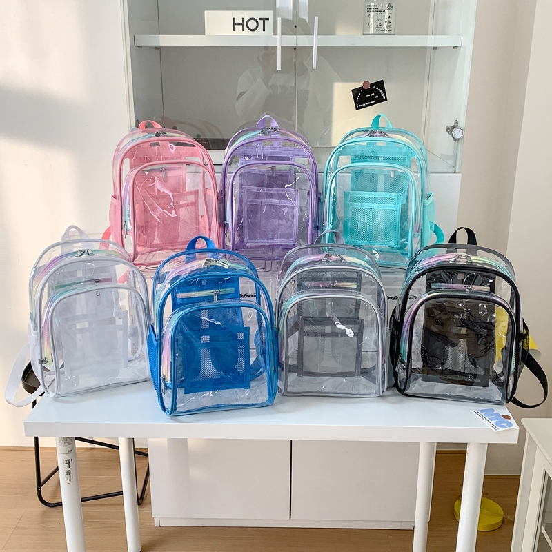 PVC Transparent Zipper Large C - огляд і ціна Women Bags Sale