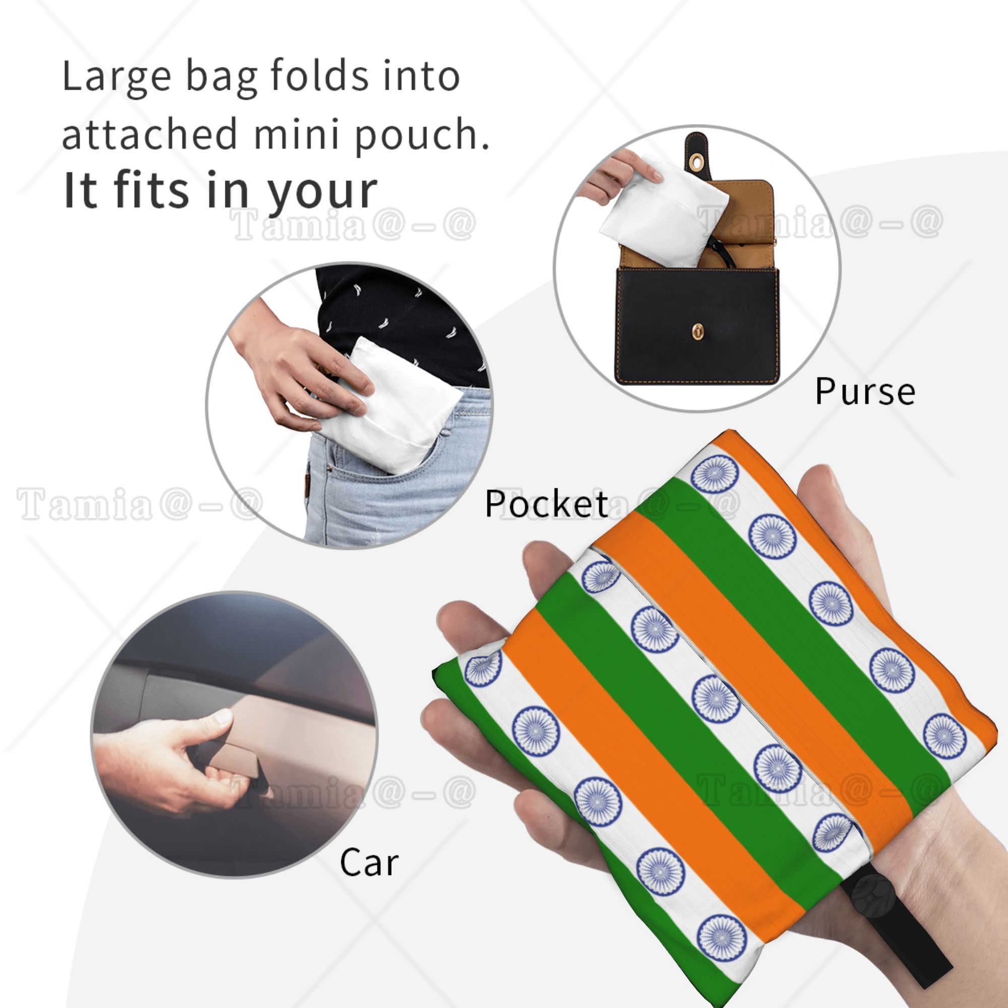 Reusable Flag Of Indias Shoppi - огляд і ціна Women Bags India