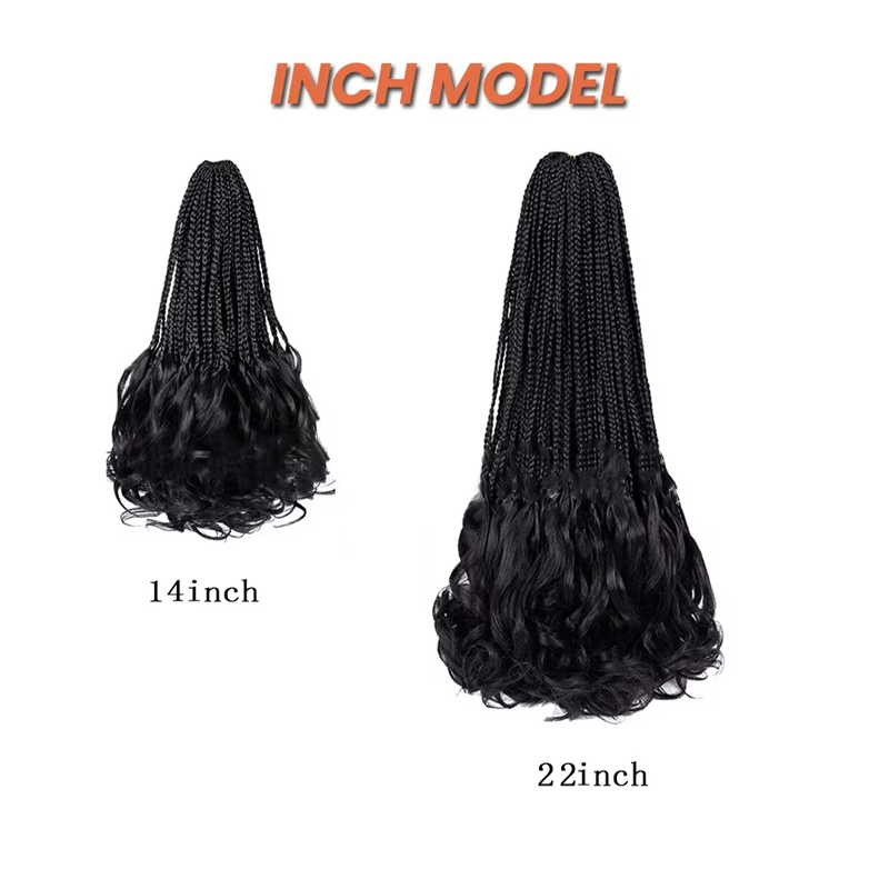 French Curl Crochet Braids 14  - огляд і ціна Women Bags Pack