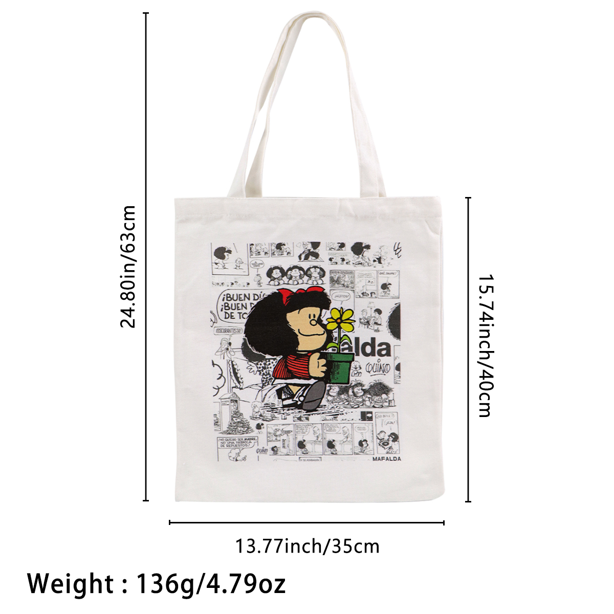 Fashion Canvas Tote Bag Women  - огляд і ціна Women'S Japanese Bags