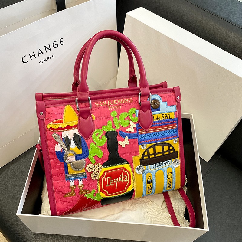 Design Patchwork Zipper 2026 H - огляд і ціна Women Bags Discount