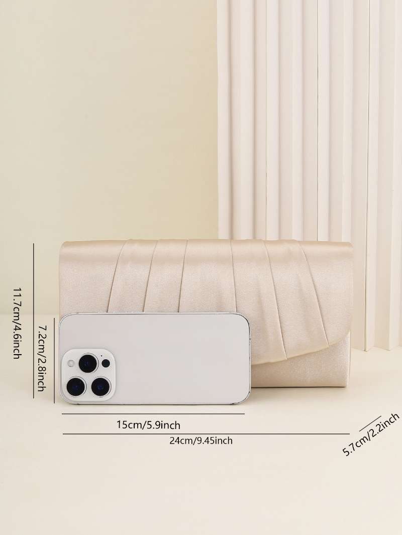 Ladies Dinner Bag Pleated Soli - огляд і ціна Women'S Evening Bags