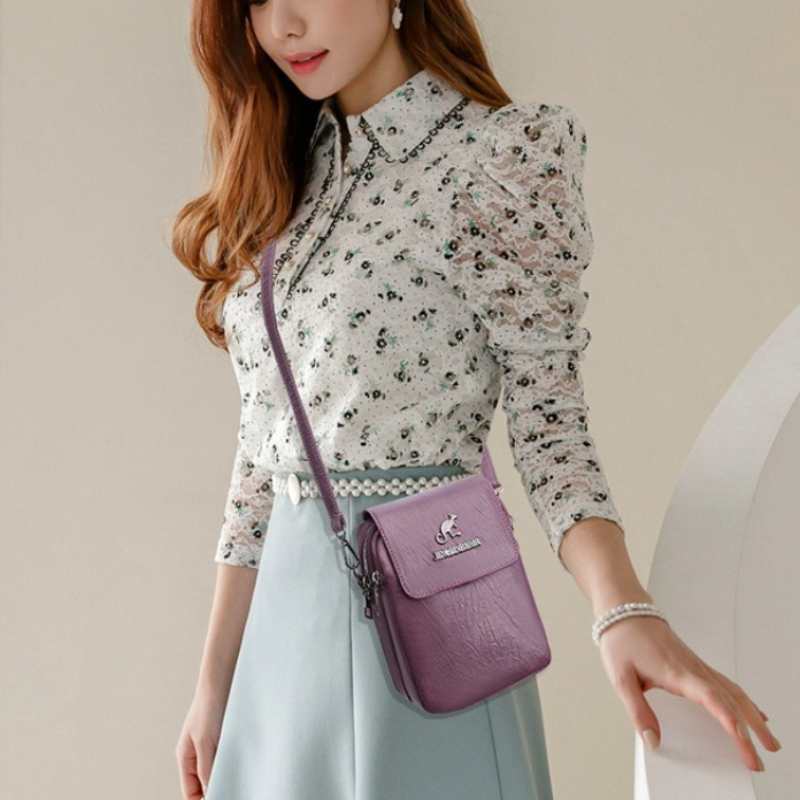 Vintage Woman Faux Leather Pho - огляд і ціна Women'S Kangaroo Bags