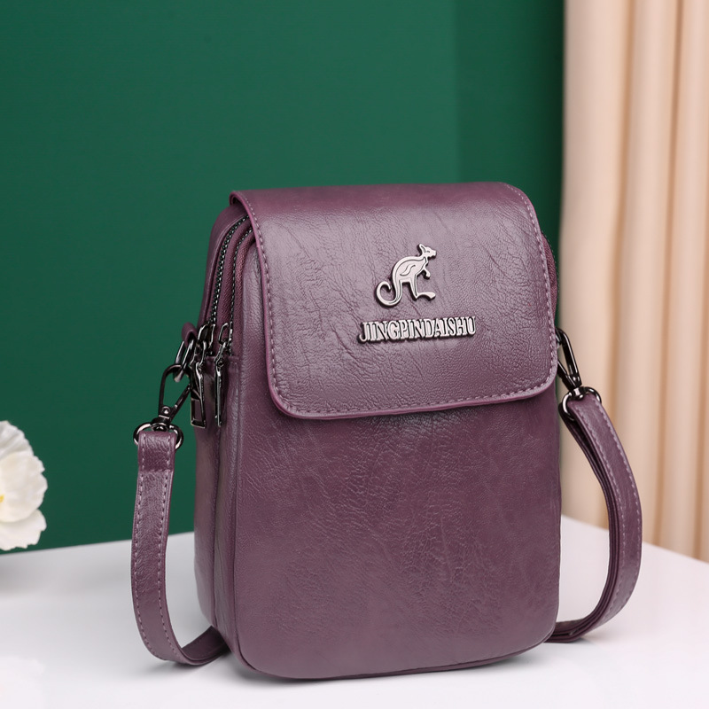 Vintage Woman Faux Leather Pho - огляд і ціна Women'S Kangaroo Bags