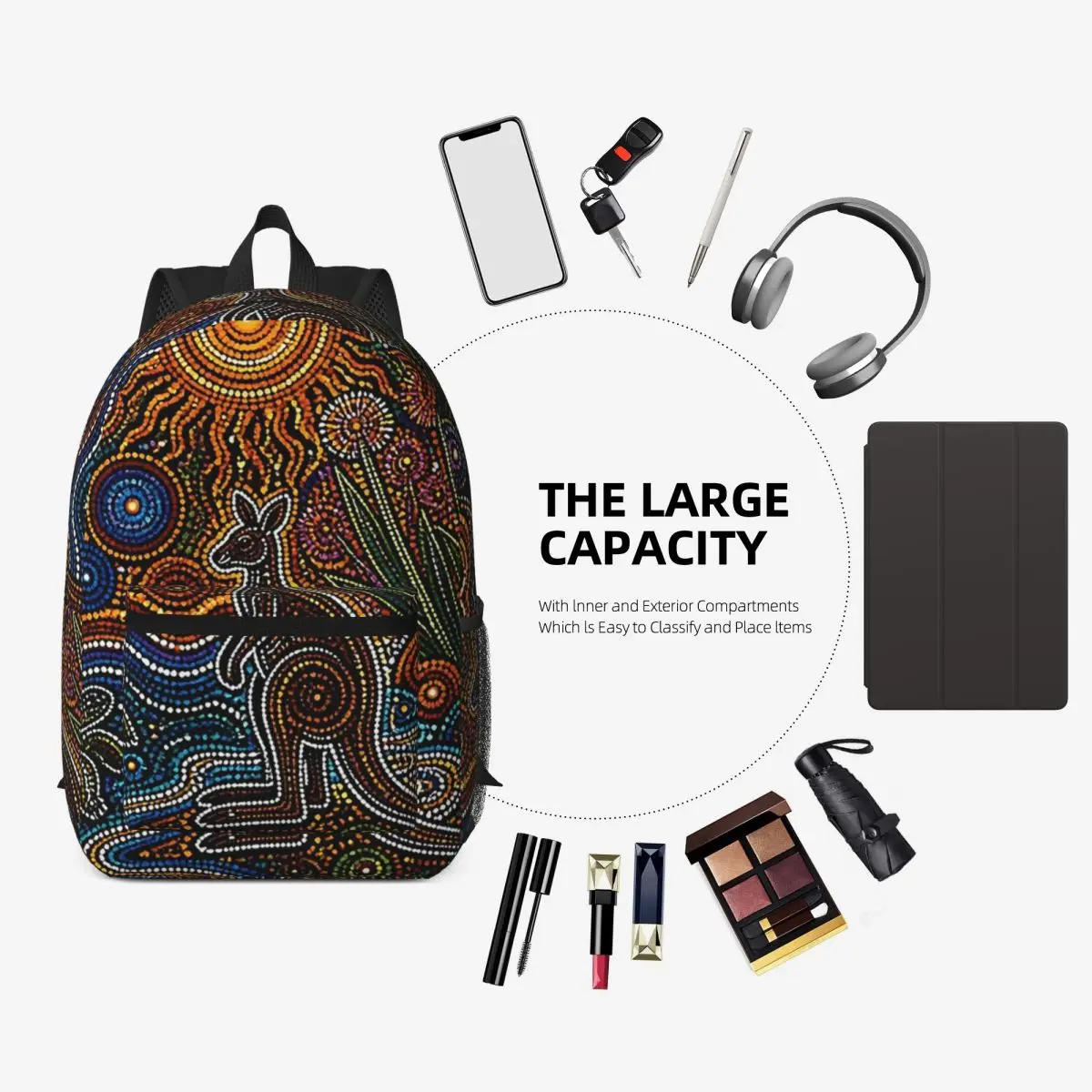 Aboriginal Kangaroo Abstract A - огляд і ціна Women'S Kangaroo Bags