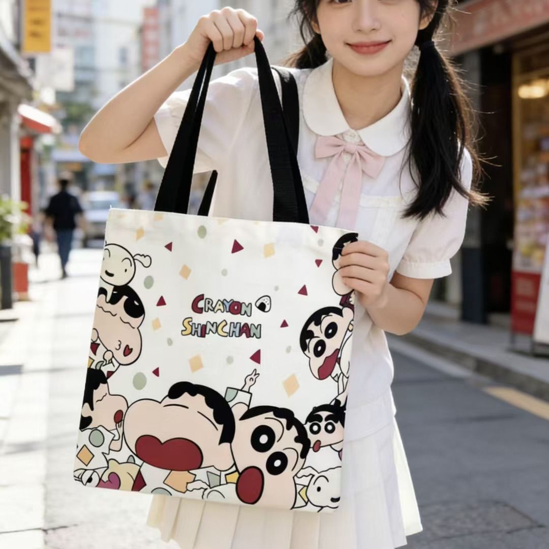 2026 New Crayon Shin-chan Canv - огляд і ціна Shopper Tote Canvas