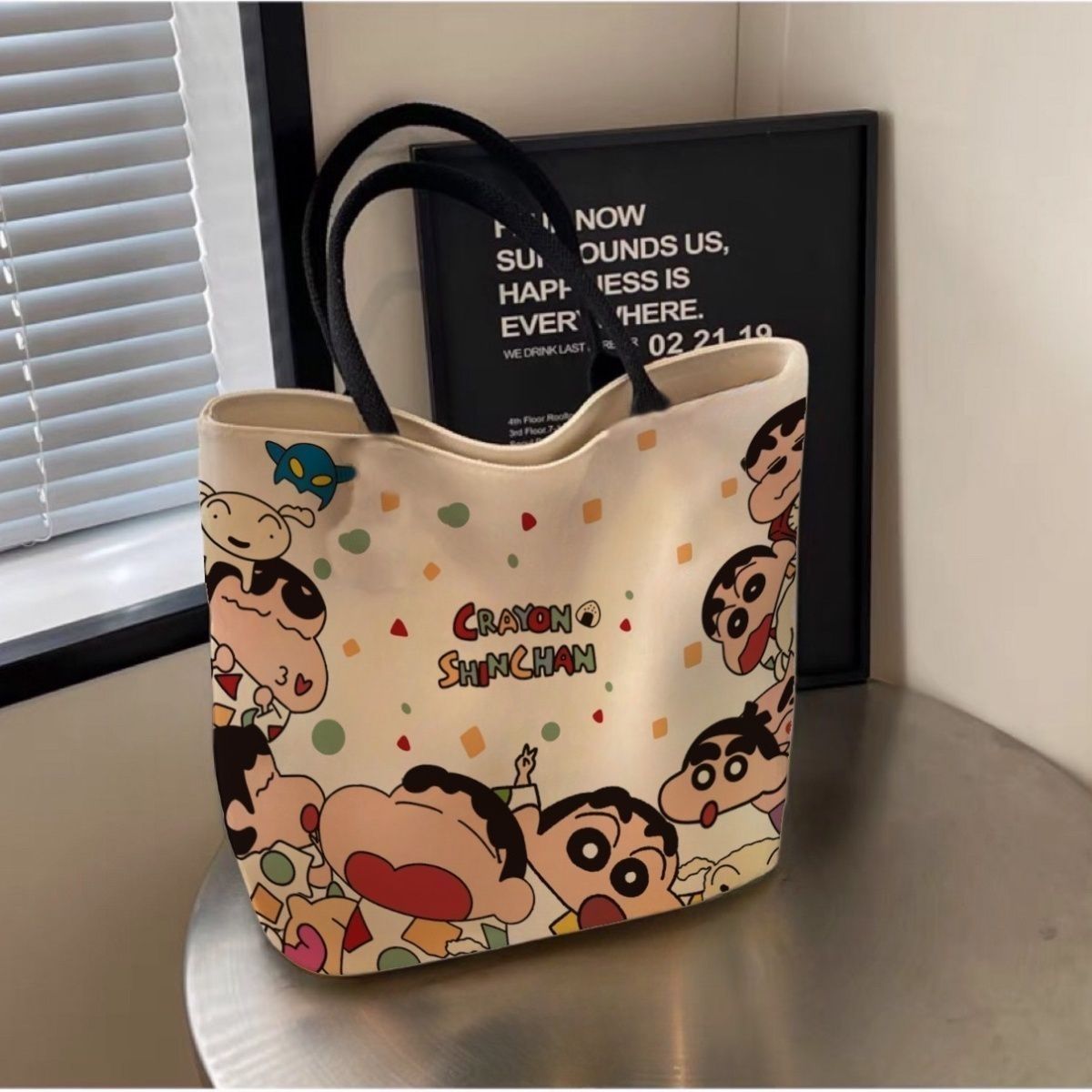 2026 New Crayon Shin-chan Canv - огляд і ціна Shopper Tote Canvas