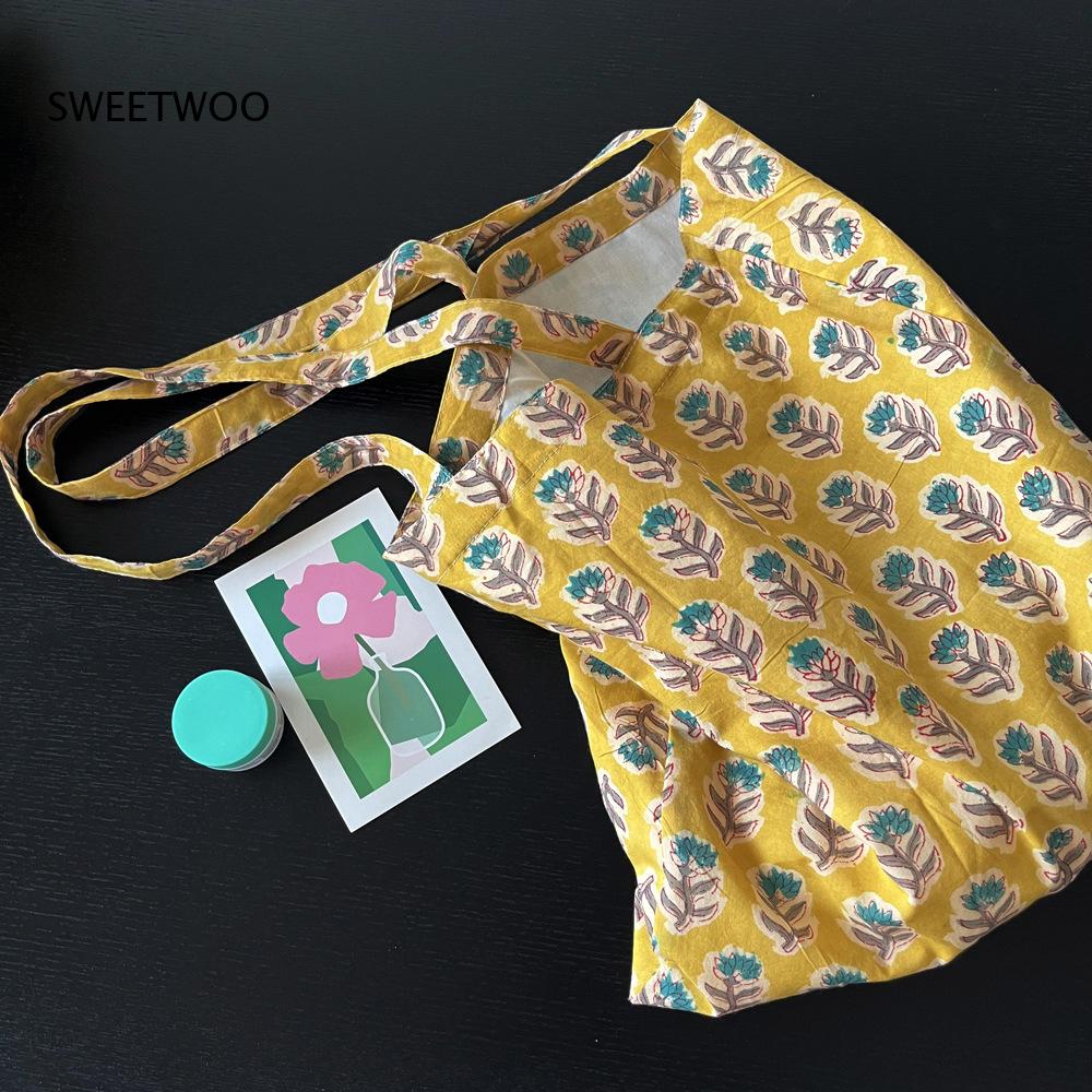 Pastoral Plant Print Soft Wove - огляд і ціна Women Bags India