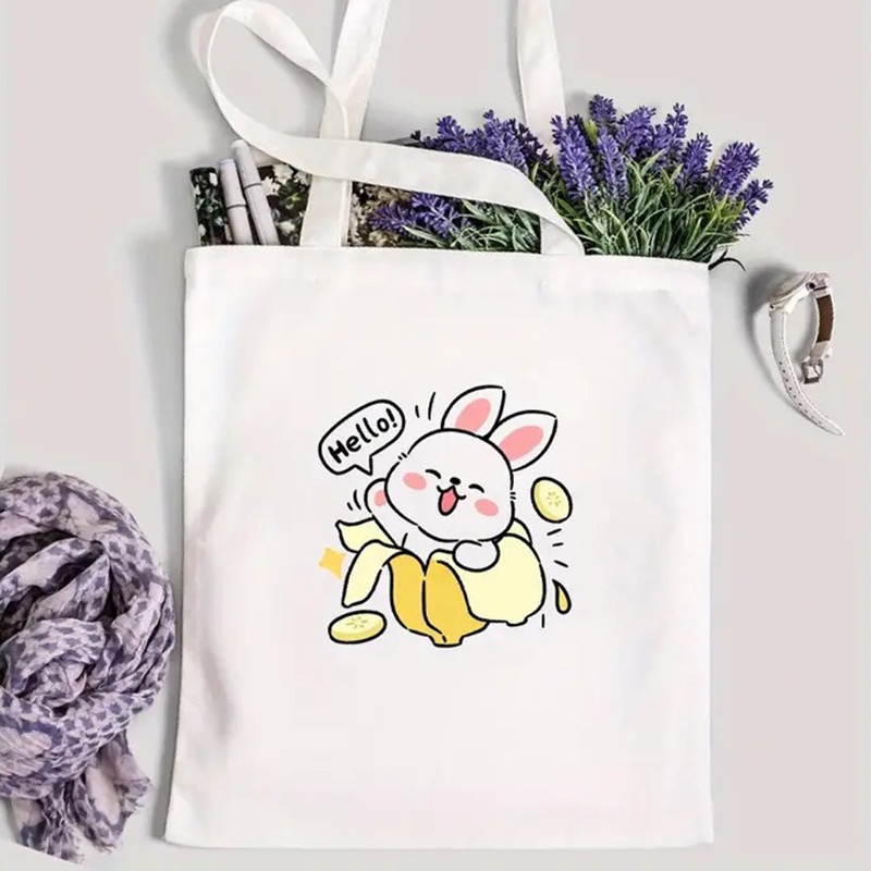 Cute Panda Print Canvas Tote B - огляд і ціна Shopper Tote Canvas