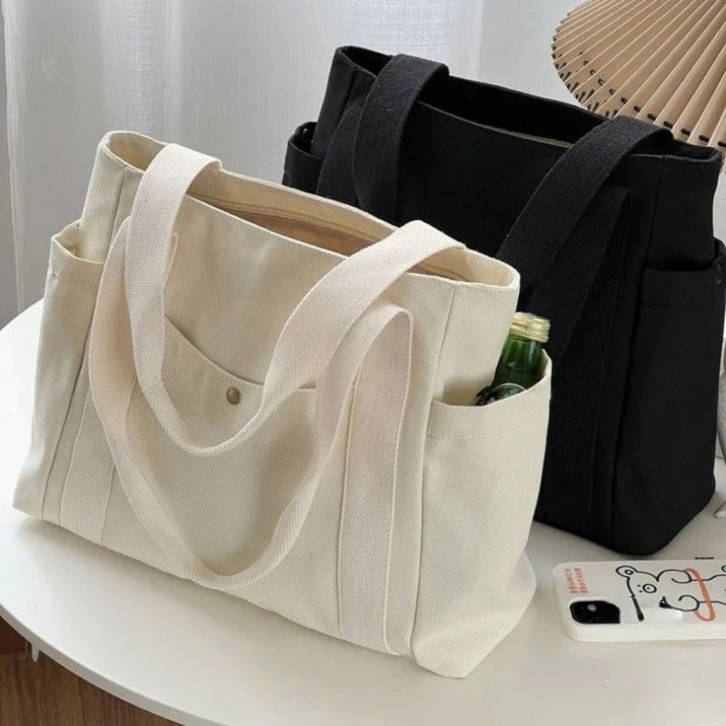 Large Capacity Canvas Tote Bag - огляд і ціна Shopper Tote Canvas