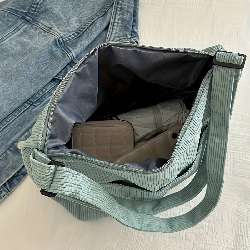Women’s Corduroy Shoulder Bag, - огляд і ціна Women Bags Sale